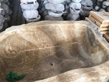 Load image into Gallery viewer, Handcrafted Onyx Stone Freestanding Bathtub - Spa Quality