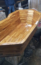Load image into Gallery viewer, Handcrafted Teak Wood Freestanding Bathtub - Spa Quality