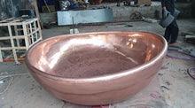 Load image into Gallery viewer, Handcrafted Double-Walled Copper Freestanding Bathtub - Spa Quality