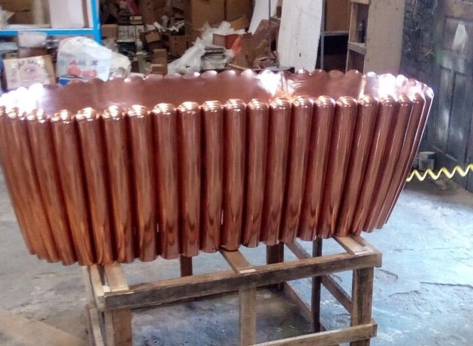 Handcrafted Copper Freestanding Bathtub - Spa Quality