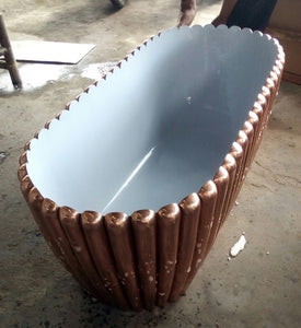 Handcrafted Copper Freestanding Bathtub - Spa Quality