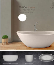 Load image into Gallery viewer, Handcrafted Terrazzo Stone and Resin Freestanding Bathtub - Spa Quality
