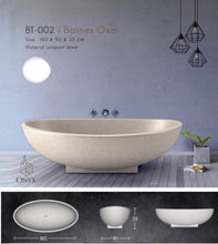 Load image into Gallery viewer, Handcrafted Terrazzo Stone and Cement Freestanding Bathtub - Spa Quality