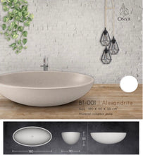 Load image into Gallery viewer, Handcrafted Terrazzo Stone and Cement Freestanding Bathtub - Spa Quality
