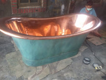 Load image into Gallery viewer, Handcrafted Copper Freestanding Bathtub - Spa Quality