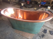 Load image into Gallery viewer, Handcrafted Copper Freestanding Bathtub - Spa Quality