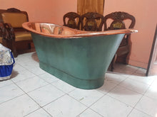 Load image into Gallery viewer, Handcrafted Copper Freestanding Bathtub - Spa Quality