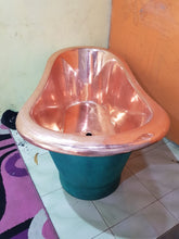 Load image into Gallery viewer, Handcrafted Copper Freestanding Bathtub - Spa Quality