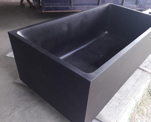 Handcrafted Terrazzo Stone Freestanding Bathtub - Spa Quality (Rectangular)