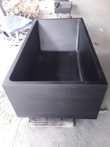 Handcrafted Terrazzo Stone Freestanding Bathtub - Spa Quality (Rectangular)