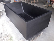 Load image into Gallery viewer, Handcrafted Terrazzo Stone Freestanding Bathtub - Spa Quality (Rectangular)