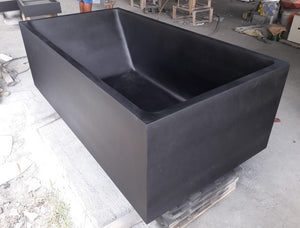 Handcrafted Terrazzo Stone Freestanding Bathtub - Spa Quality (Rectangular)