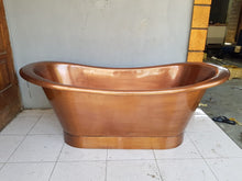 Load image into Gallery viewer, Handcrafted Copper Freestanding Bathtub - Spa Quality