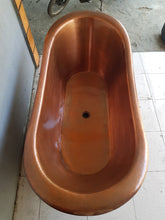 Load image into Gallery viewer, Handcrafted Copper Freestanding Bathtub - Spa Quality