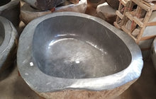 Load image into Gallery viewer, Handcrafted Natural Stone Freestanding Bathtub - Spa Quality