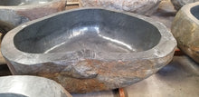 Load image into Gallery viewer, Handcrafted Natural Stone Freestanding Bathtub - Spa Quality
