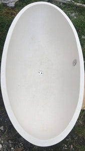 Handcrafted Terrazzo Stone Freestanding Bathtub - Spa Quality (Oval)
