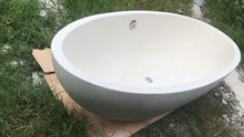 Load image into Gallery viewer, Handcrafted Terrazzo Stone Freestanding Bathtub - Spa Quality (Oval)