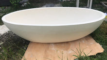 Load image into Gallery viewer, Handcrafted Terrazzo Stone Freestanding Bathtub - Spa Quality (Oval)