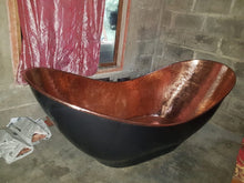 Load image into Gallery viewer, Handcrafted Copper Freestanding Bathtub - Spa Quality