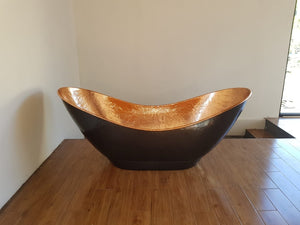 Handcrafted Copper Freestanding Bathtub - Spa Quality