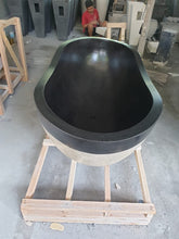 Load image into Gallery viewer, Handcrafted Terrazzo Stone Freestanding Bathtub - Spa Quality (Oval)