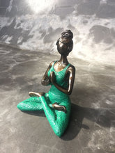 Load image into Gallery viewer, Hand-Painted Young Female in Yoga Pose - Multiple Colors Available