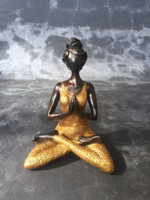 Load image into Gallery viewer, Hand-Painted Young Female in Yoga Pose - Multiple Colors Available