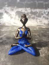 Load image into Gallery viewer, Hand-Painted Young Female in Yoga Pose - Multiple Colors Available