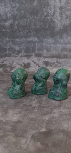 Hand-Painted Set of Three Buddhas - Deaf, Mute, Blind Gestures