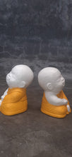 Load image into Gallery viewer, Handpainted Sitting Buddha Figures - Closed Eyes (Set of 2)