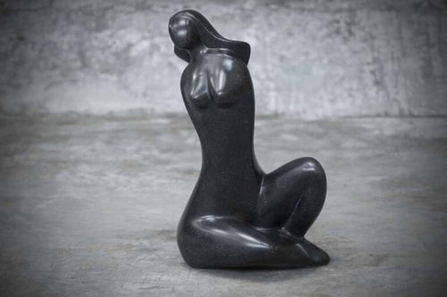 Decorative Abstract Woman Statue - Casted Resin