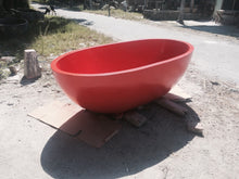 Load image into Gallery viewer, Handcrafted Terrazzo Stone Freestanding Bathtub - Spa Quality (Oval)
