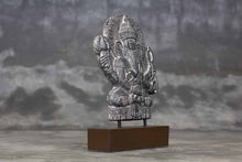 Load image into Gallery viewer, Decorative Ganesha Cement Relief on a Base