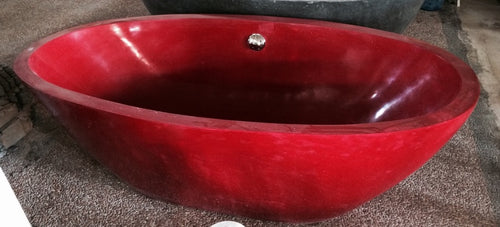 Handcrafted Terrazzo Stone and Resin Freestanding Bathtub - Spa Quality