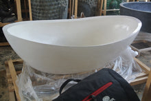 Load image into Gallery viewer, Handcrafted Terrazzo Stone Freestanding Bathtub - Spa Quality