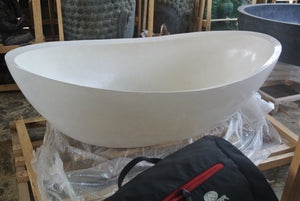 Handcrafted Terrazzo Stone Freestanding Bathtub - Spa Quality