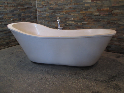 Handcrafted Terrazzo Stone Freestanding Bathtub - Spa Quality (Oval)