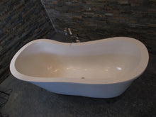 Load image into Gallery viewer, Handcrafted Terrazzo Stone Freestanding Bathtub - Spa Quality (Oval)