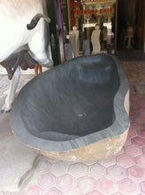 Load image into Gallery viewer, Handcrafted Natural Stone Freestanding Bathtub - Spa Quality