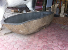 Load image into Gallery viewer, Handcrafted Natural Stone Freestanding Bathtub - Spa Quality