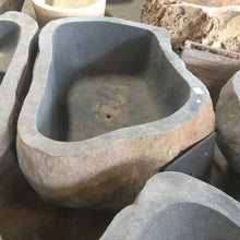 Load image into Gallery viewer, Handcrafted Natural Stone Freestanding Bathtub - Spa Quality