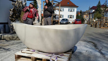 Load image into Gallery viewer, Handcrafted Terrazzo Stone Freestanding Bathtub - Spa Quality