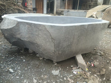 Load image into Gallery viewer, Handcrafted Natural Stone Freestanding Bathtub - Spa Quality