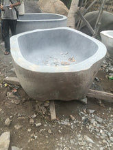 Load image into Gallery viewer, Handcrafted Natural Stone Freestanding Bathtub - Spa Quality