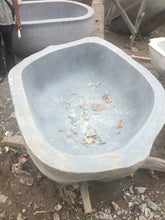Load image into Gallery viewer, Handcrafted Natural Stone Freestanding Bathtub - Spa Quality