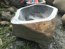 Load image into Gallery viewer, Handcrafted Natural Stone Freestanding Bathtub - Spa Quality