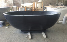 Load image into Gallery viewer, Freestanding Terrazzo Stone Bathtub - Handcrafted in Bali