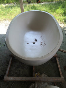 Handcrafted Terrazzo Stone Freestanding Bathtub - Spa Quality (Oval)