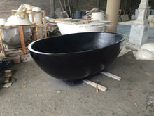 Load image into Gallery viewer, Freestanding Terrazzo Stone Bathtub - Handcrafted in Bali